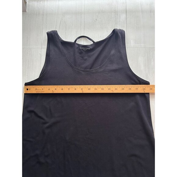 Eileen Fisher Medium Sleeveless Long Dress- Black- - Picture 6 of 7